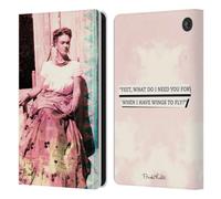 Head Case Designs Officially Licensed Frida Kahlo Strange Portraits And Quotes Leather Wallet Case Compatible With Amazon Fire 7 2022