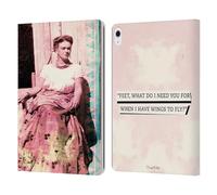 Head Case Designs Officially Licensed Frida Kahlo Strange Portraits And Quotes Leather Wallet Case Compatible With Apple iPad Air 13 2024/2025