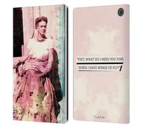 Head Case Designs Officially Licensed Frida Kahlo Strange Portraits And Quotes Leather Wallet Case Compatible With Amazon Fire Max 11 2023