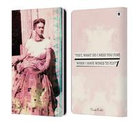 Head Case Designs Officially Licensed Frida Kahlo Strange Portraits And Quotes Leather Wallet Case Compatible With Fire HD 8/Fire HD 8 Plus 2020