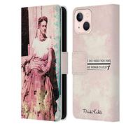Head Case Designs Officially Licensed Frida Kahlo Strange Portraits And Quotes Leather Wallet Case Compatible With Apple iPhone 13