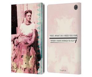 Head Case Designs Officially Licensed Frida Kahlo Strange Portraits And Quotes Leather Wallet Case Compatible With Amazon Fire Max 11 2023