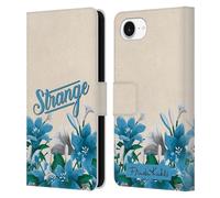 Head Case Designs Officially Licensed Frida Kahlo Strange Typography 2 Leather Wallet Case Compatible With Apple iPhone 16e