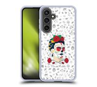 Head Case Designs Officially Licensed Frida Kahlo Sugar Skull Icons Gel Case [Military Grade Protection] Compatible with Samsung Galaxy S24 FE and Compatible with MagSafe