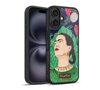 Head Case Designs Officially Licensed Frida Kahlo Tropical Portrait 3 Gel Armour Case [Military Grade Protection] Compatible With Apple iPhone 16
