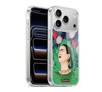 Head Case Designs Officially Licensed Frida Kahlo Tropical Portrait 3 Gel Case [Military Grade Protection] Compatible with Apple iPhone 17 Pro and Compatible with MagSafe