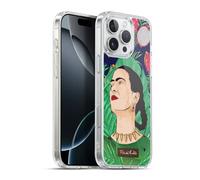 Head Case Designs Officially Licensed Frida Kahlo Tropical Portrait 3 Gel Case [Military Grade Protection] Compatible with Apple iPhone 16 Pro Max and Compatible with MagSafe