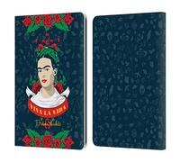 Head Case Designs Officially Licensed Frida Kahlo Viva La Vida Icons Leather Wallet Case Compatible With Kindle Paperwhite 1/2 / 3