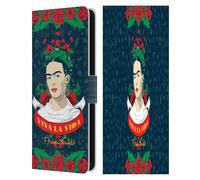 Head Case Designs Officially Licensed Frida Kahlo Viva La Vida Icons Leather Wallet Case Compatible With Samsung Galaxy S25 FE