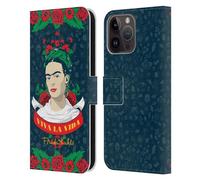 Head Case Designs Officially Licensed Frida Kahlo Viva La Vida Icons Leather Wallet Case Compatible With Apple iPhone 15 Pro Max