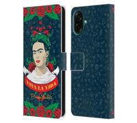 Head Case Designs Officially Licensed Frida Kahlo Viva La Vida Icons Leather Wallet Case Compatible With Samsung Galaxy A07
