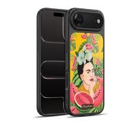 Head Case Designs Officially Licensed Frida Kahlo Watermelon Portrait 3 Gel Armour Case [Military Grade Protection] Compatible With Apple iPhone 17 Air