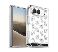 Head Case Designs Officially Licensed Frida Kahlo White Heart Typography Gel Case [Military Grade Protection] Compatible with Apple iPhone Duo and Compatible with MagSafe