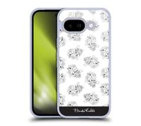 Head Case Designs Officially Licensed Frida Kahlo White Heart Typography Gel Case [Military Grade Protection] Compatible With Google Pixel 9A