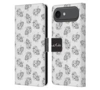 Head Case Designs Officially Licensed Frida Kahlo White Heart Typography Leather Wallet Case Compatible With Apple iPhone 17 Air