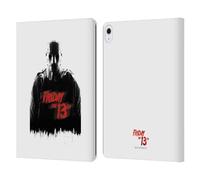 Head Case Designs Officially Licensed Friday the 13th 2009 Jason Voorhees Key Art Graphics Leather Wallet Case Compatible With Apple iPad Air 13 2024/2025