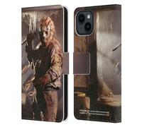 Head Case Designs Officially Licensed Friday the 13th: Jason Goes To Hell Jason Voorhees 2 Graphics Leather Wallet Case Compatible With Apple iPhone 15