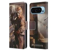 Head Case Designs Officially Licensed Friday the 13th: Jason Goes To Hell Jason Voorhees 2 Graphics Leather Wallet Case Compatible With Google Pixel 9 / Pixel 9 Pro
