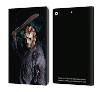 Head Case Designs Officially Licensed Friday the 13th: Jason Goes To Hell Jason Voorhees Graphics Leather Wallet Case Compatible With Apple iPad 10.2 2019/2020/2021