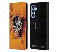 Head Case Designs Officially Licensed Friday the 13th: Jason Goes To Hell Key Art Graphics Leather Wallet Case Compatible With Samsung Galaxy A16 5G