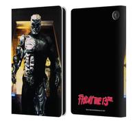 Head Case Designs Officially Licensed Friday the 13th: Jason X Jason Cyborg Graphics Leather Wallet Case Compatible With Amazon Fire 7 2022
