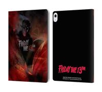 Head Case Designs Officially Licensed Friday the 13th Part III Poster Key Art Leather Wallet Case Compatible With Apple iPad Air 13 2024/2025