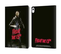 Head Case Designs Officially Licensed Friday the 13th Part VIII Jason Voorhees Jason Takes Manhattan Graphics Leather Wallet Case Compatible With Apple iPad Air 13 2024/2025
