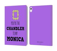 Head Case Designs Officially Licensed Friends TV Show BFF Quotes Leather Wallet Case Compatible With Apple iPad Air 13 2024/2025
