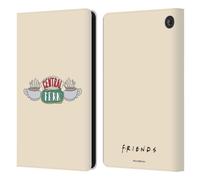 Head Case Designs Officially Licensed Friends TV Show Central Perk Iconic Leather Wallet Case Compatible With Amazon Fire 7 2022