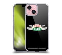 Head Case Designs Officially Licensed Friends TV Show Central Perk Logos Gel Case [Military Grade Protection] Compatible with Apple iPhone 15 and Compatible with MagSafe