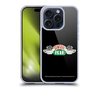 Head Case Designs Officially Licensed Friends TV Show Central Perk Logos Gel Case [Military Grade Protection] Compatible with Apple iPhone 15 Pro and Compatible with MagSafe