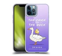 Head Case Designs Officially Licensed Friends TV Show Chick And Duck Iconic 2 Soft Gel Case Compatible With Apple iPhone 12 Pro Max