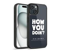 Head Case Designs Officially Licensed Friends TV Show How You Doin' Quotes Gel Armour Case [Military Grade Protection] Compatible With Apple iPhone 15