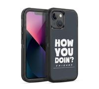 Head Case Designs Officially Licensed Friends TV Show How You Doin' Quotes Ultra-Armoured Shockproof Case [Military Grade Protection] Compatible With Apple iPhone 13