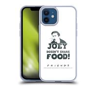 Head Case Designs Officially Licensed Friends TV Show Joey Food Quotes Gel Case [Military Grade Protection] Compatible with Apple iPhone 12 / iPhone 12 Pro and Compatible with MagSafe