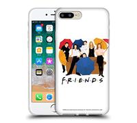 Head Case Designs Officially Licensed Friends TV Show Logo Opening Sequence Iconic 2 Soft Gel Case Compatible With Apple iPhone 7 Plus/iPhone 8 Plus