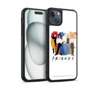 Head Case Designs Officially Licensed Friends TV Show Logo Opening Sequence Key Art Gel Armour Case [Military Grade Protection] Compatible With Apple iPhone 15 Plus