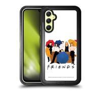 Head Case Designs Officially Licensed Friends TV Show Logo Opening Sequence Key Art Ultra-Armoured Shockproof Case [Military Grade Protection] Compatible With Samsung Galaxy A34 5G