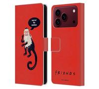 Head Case Designs Officially Licensed Friends TV Show Marcel The Monkey Iconic Leather Wallet Case Compatible With Apple iPhone 18 Pro Max