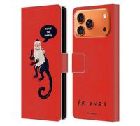 Head Case Designs Officially Licensed Friends TV Show Marcel The Monkey Iconic Leather Wallet Case Compatible With Apple iPhone 17 Pro Max