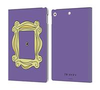 Head Case Designs Officially Licensed Friends TV Show Peephole Frame Iconic Leather Wallet Case Compatible With Apple iPad 10.2 2019/2020/2021