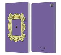 Head Case Designs Officially Licensed Friends TV Show Peephole Frame Iconic Leather Wallet Case Compatible With Amazon Fire Max 11 2023