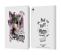 Head Case Designs Officially Licensed Friends TV Show Pivot Doodle Art Leather Wallet Case Compatible With Apple iPad Air 13 2024/2025
