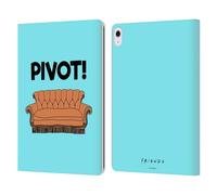 Head Case Designs Officially Licensed Friends TV Show Pivot Quotes Leather Wallet Case Compatible With Apple iPad Air 13 2024/2025