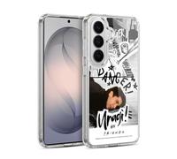 Head Case Designs Officially Licensed Friends TV Show Ross Unagi Doodle Art Gel Case [Military Grade Protection] Compatible with Samsung Galaxy S26 and Compatible with MagSafe
