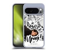 Head Case Designs Officially Licensed Friends TV Show Ross Unagi Doodle Art Gel Case [Military Grade Protection] Compatible with Google Pixel 10 and Compatible with MagSafe