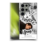 Head Case Designs Officially Licensed Friends TV Show Ross Unagi Doodle Art Hard Back Case Compatible With Samsung Galaxy S24 Ultra 5G