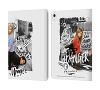Head Case Designs Officially Licensed Friends TV Show Ross Unagi Doodle Art Leather Wallet Case Compatible With Apple iPad Air 13 2024/2025