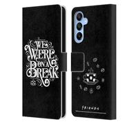 Head Case Designs Officially Licensed Friends TV Show We Were On A Break Key Art Leather Wallet Case Compatible With Samsung Galaxy A16 5G
