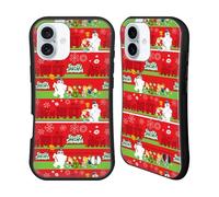 Head Case Designs Officially Licensed Frosty the Snowman Movie Pattern 1 Patterns Hybrid Case Compatible With Apple iPhone 16 Plus